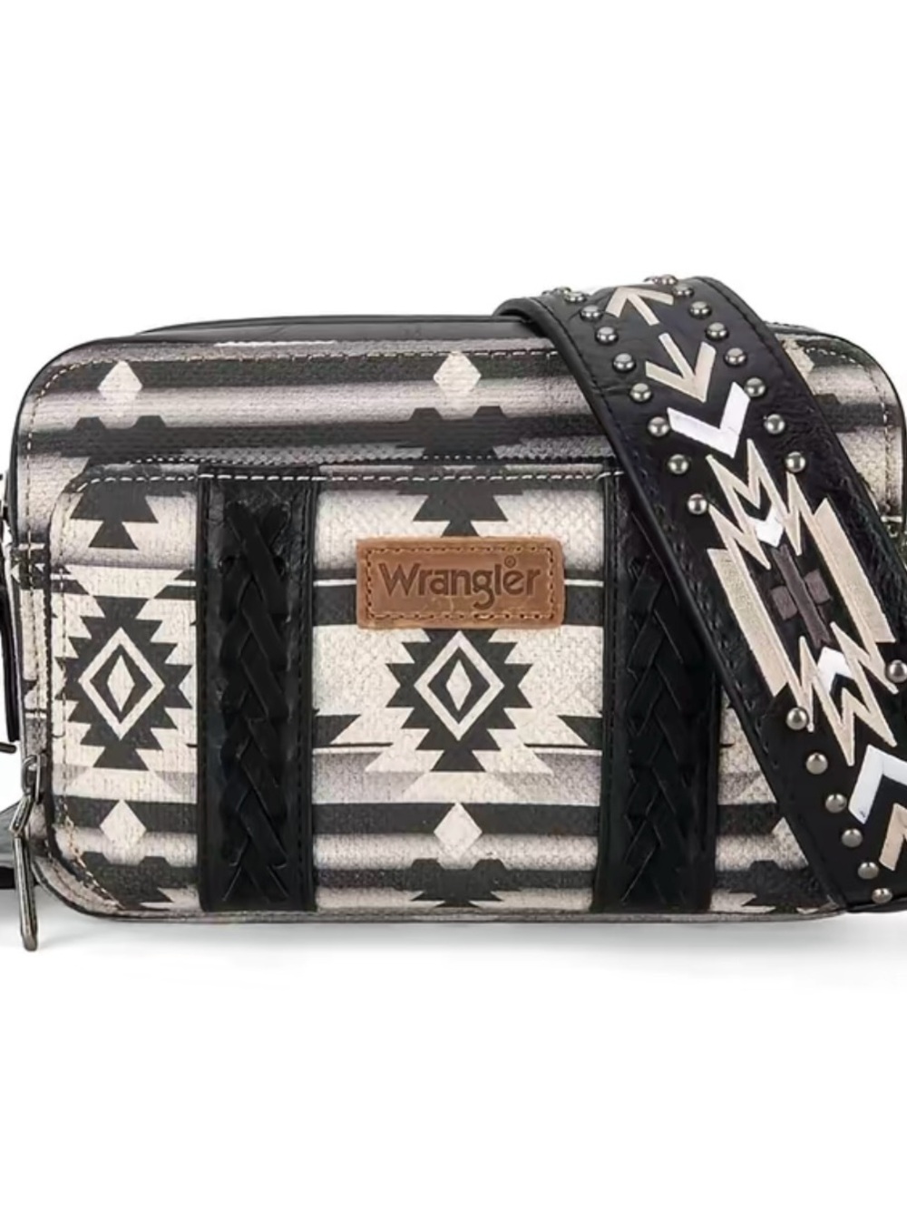 Wrangler Crossbody Bag  Purse Boho Aztec Guitar Strap Small Western Shoulder